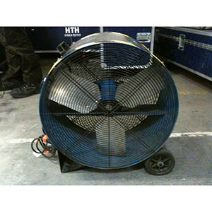 24" (610mm) Variable Speed Fan, Black, 16A T-Line