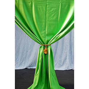 Chroma Key Green Drape 3.6m x 3.6m (12ft x 12ft)