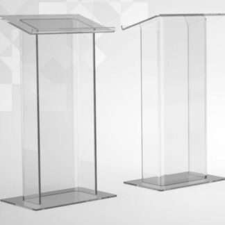 Lectern, Perspex, Style 2