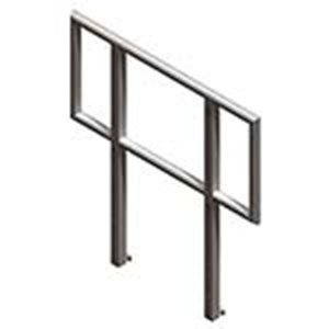 Ambideck Handrail, 3ft (0.9m) Black