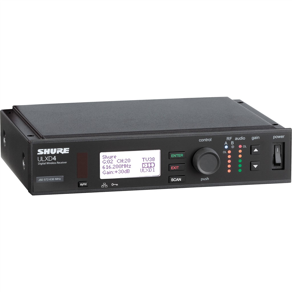 Shure ULXD4, Digital Wireless Receiver