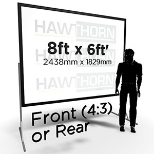 Monoblox Fast Fold Kit, 4:3, 8ft x 6ft (2.4m x 1.8m)