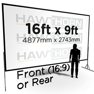 Monoblox Fast Fold Kit, 16:9, 16ft x 9ft (4.9m x 2.7m)
