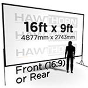Monoblox Fast Fold Kit, 16:9 Thin Frame, 16ft x 9ft (4.9m x 2.7m)