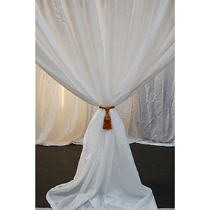 White Trevira Silk 6.1m x 6.1m (20ft x 20ft)