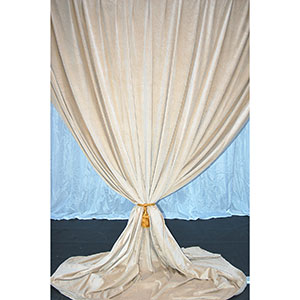 Cream 14 Velvet 6.1m x 6.1m (20ft X 20ft)