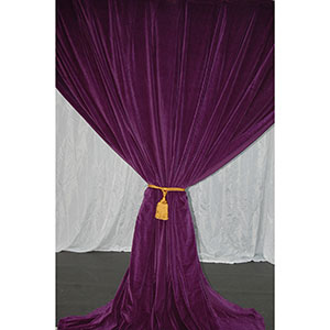 Purple 3 Velvet 4.5m x 4.5m (15ft x 15ft)