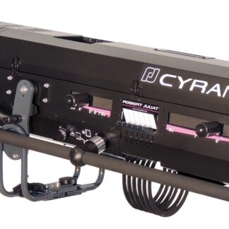 Robert Juliat Cyrano 3-8° Followspot, 2500W HMI.